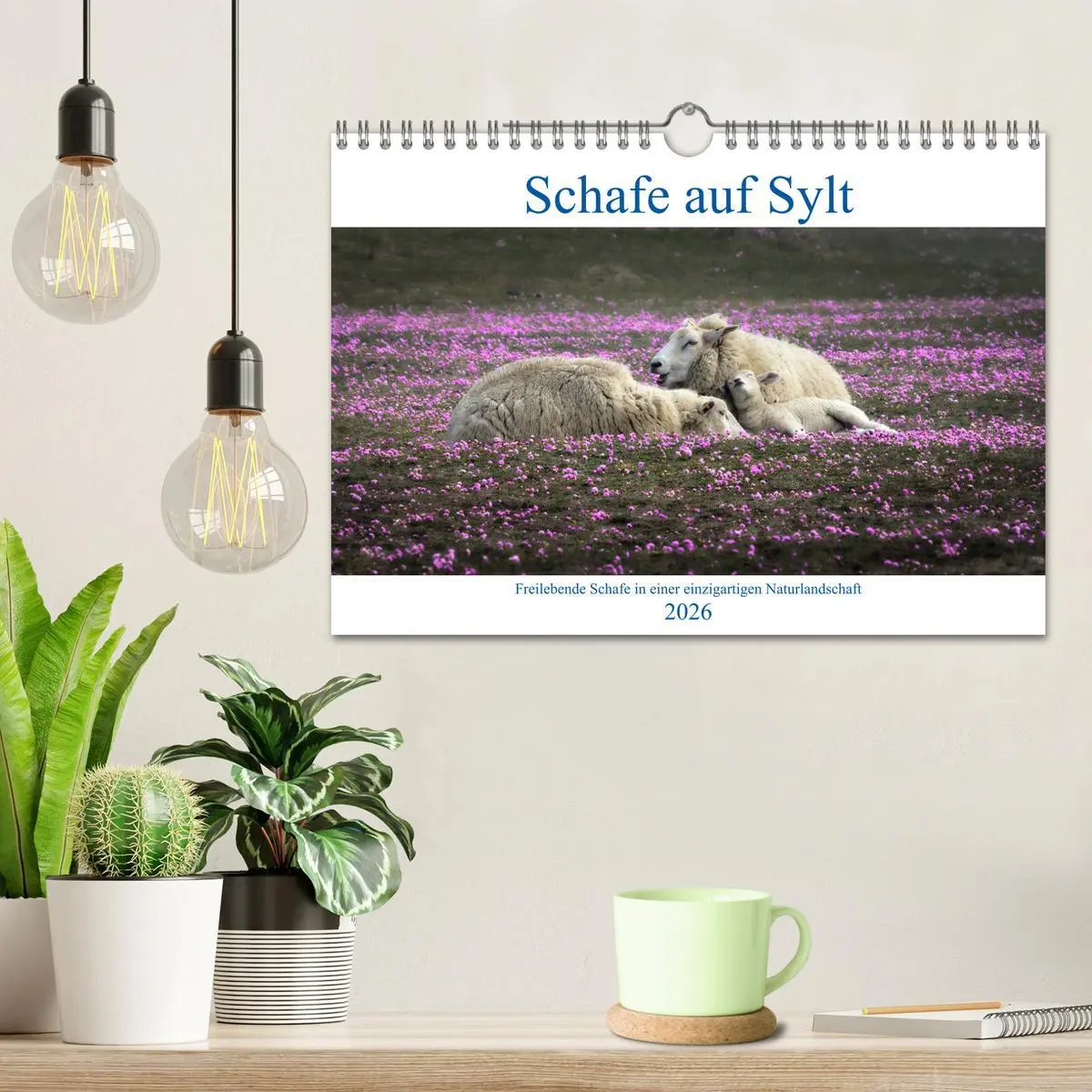 Bild: 9783457633250 | Schafe auf Sylt (Wandkalender 2026 DIN A4 quer), CALVENDO...