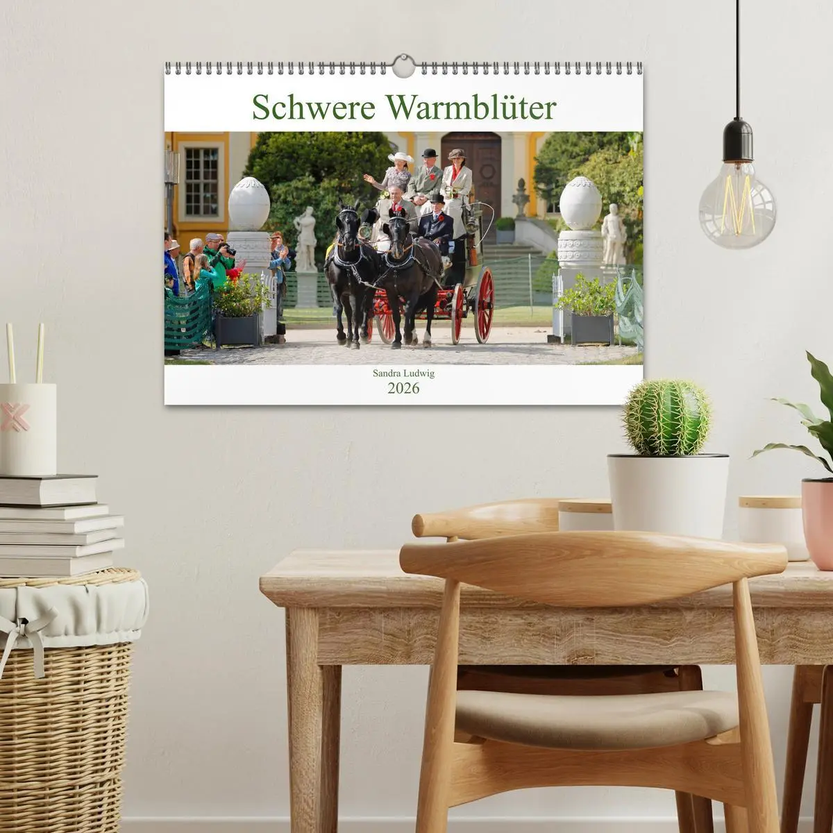 Bild: 9783457873250 | Schwere Warmblüter 2026 (Wandkalender 2026 DIN A3 quer), CALVENDO...