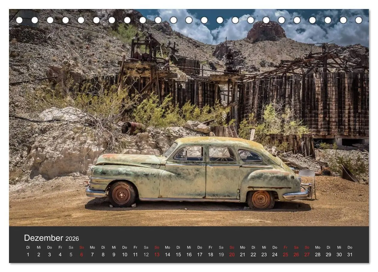 Bild: 9783516033250 | Vergessene Zeitzeugen entlang der Route 66 (Tischkalender 2026 DIN...