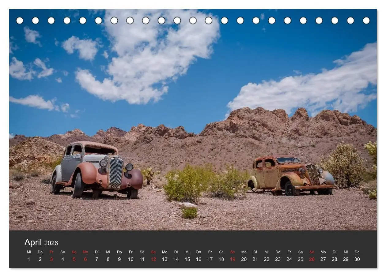 Bild: 9783516033250 | Vergessene Zeitzeugen entlang der Route 66 (Tischkalender 2026 DIN...