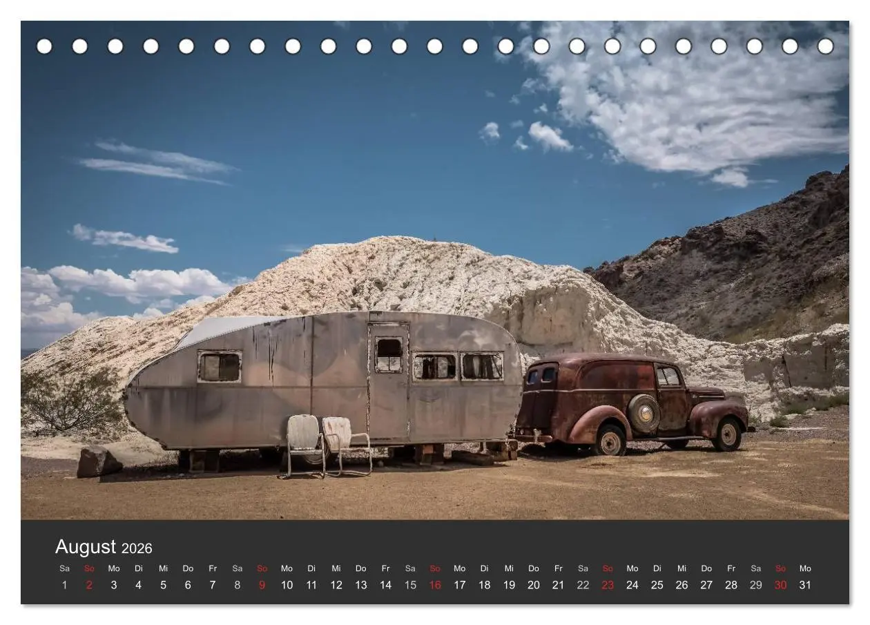 Bild: 9783516033250 | Vergessene Zeitzeugen entlang der Route 66 (Tischkalender 2026 DIN...