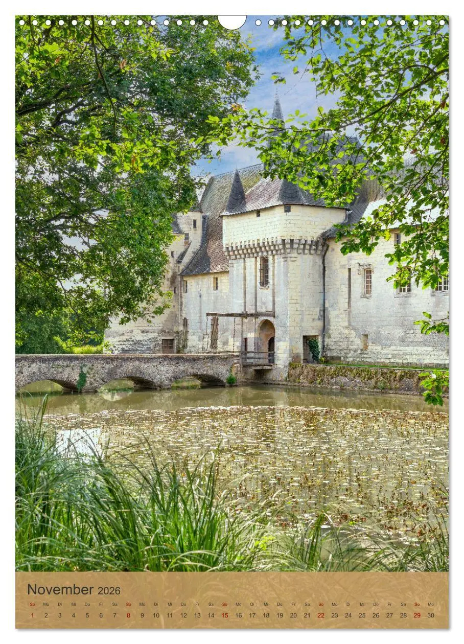 Bild: 9783516273250 | Die Schlösser im Loiretal (Wandkalender 2026 DIN A3 hoch), CALVENDO...