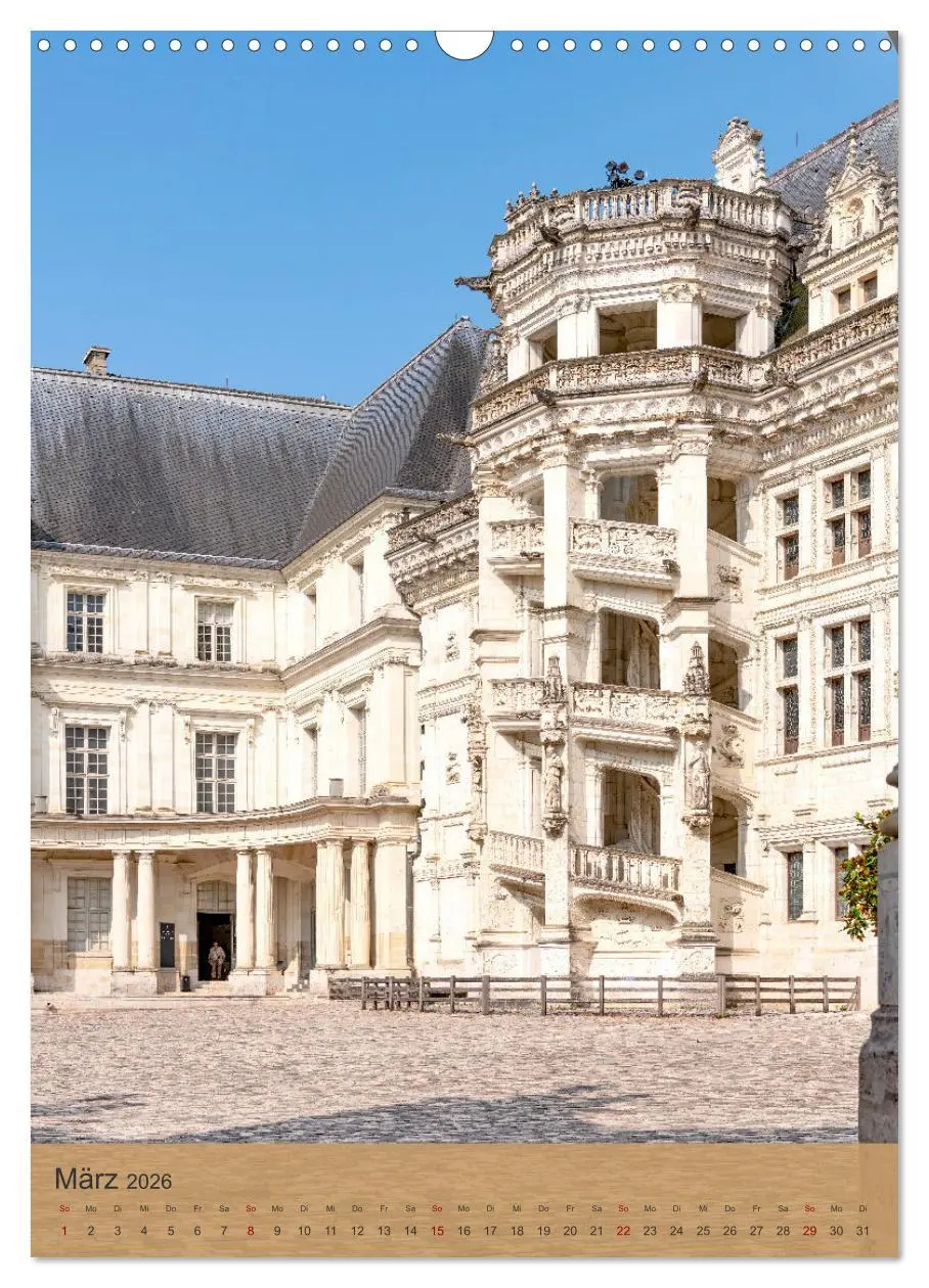 Bild: 9783516273250 | Die Schlösser im Loiretal (Wandkalender 2026 DIN A3 hoch), CALVENDO...