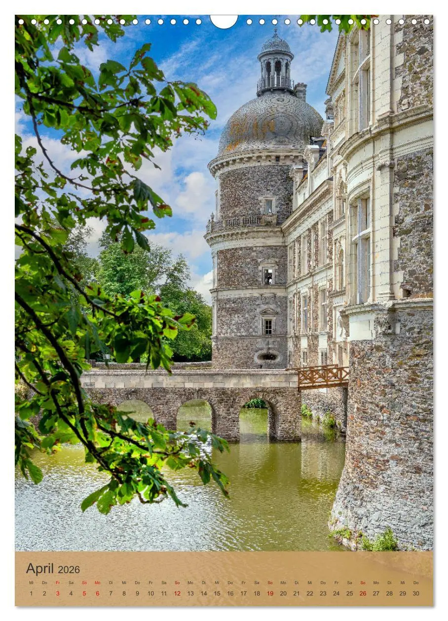 Bild: 9783516273250 | Die Schlösser im Loiretal (Wandkalender 2026 DIN A3 hoch), CALVENDO...