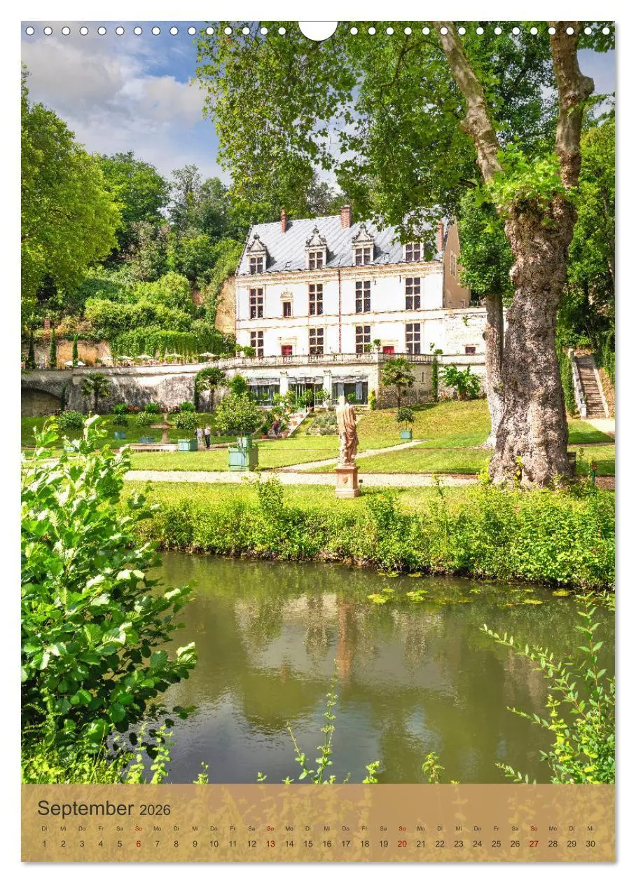 Bild: 9783516273250 | Die Schlösser im Loiretal (Wandkalender 2026 DIN A3 hoch), CALVENDO...