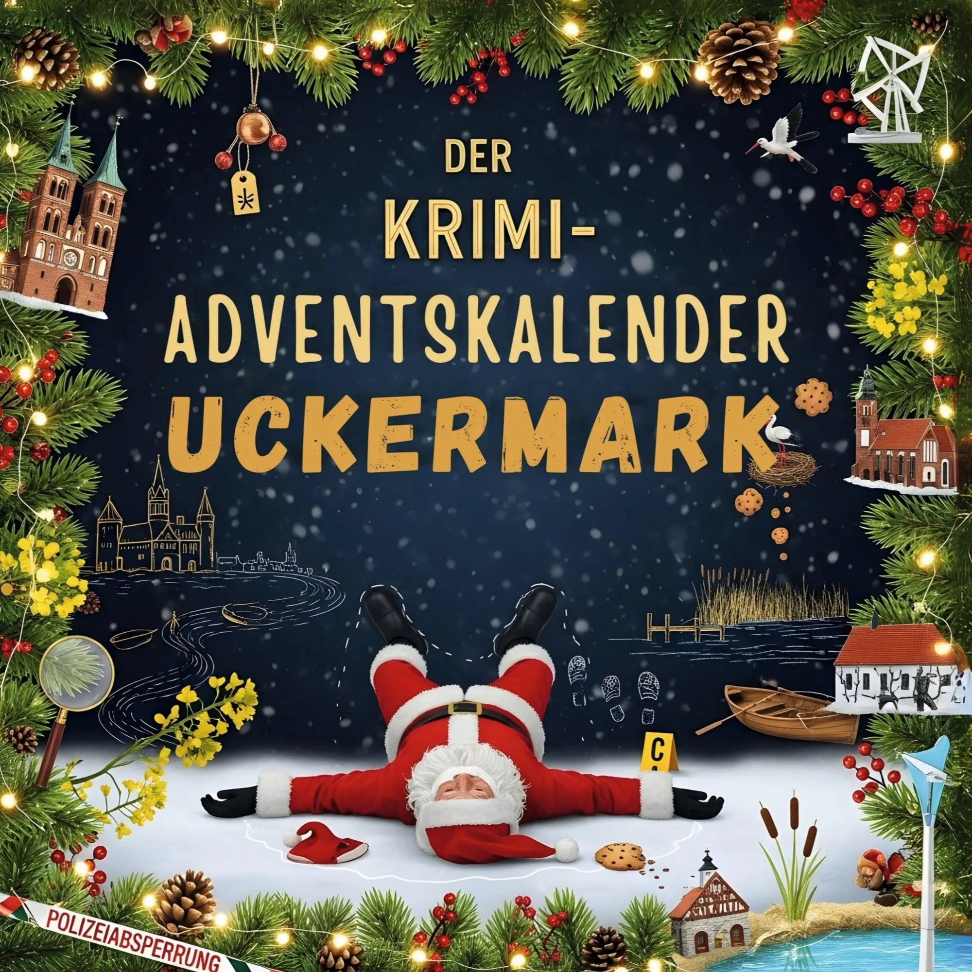 Cover: 9783695303250 | Der Krimi-Adventskalender Uckermark | Mordsverdächtig in 24 Akten