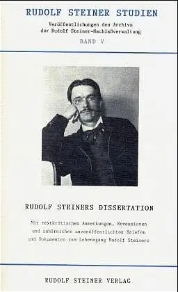 Cover: 9783727453250 | Rudolf Steiners Dissertation 'Die Grundfrage der Erkenntnistheorie'