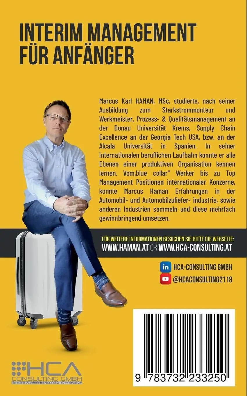 Rückseite: 9783732233250 | Interim Management für Anfänger | Marcus Karl Haman | Taschenbuch