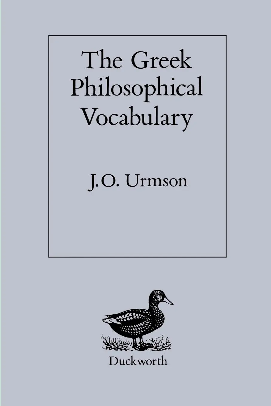 Cover: 9780715623350 | Greek Philosophical Vocabulary | James O. Urmson (u. a.) | Taschenbuch