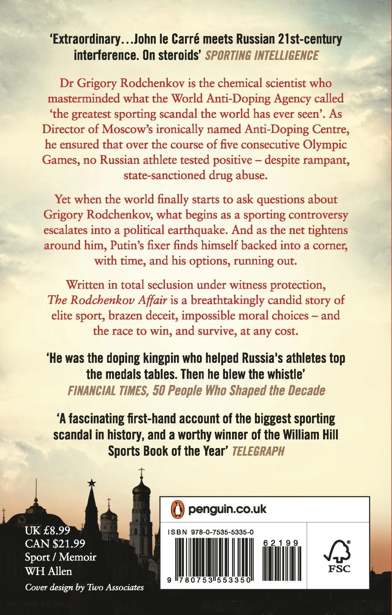 Rückseite: 9780753553350 | The Rodchenkov Affair | Grigory Rodchenkov | Taschenbuch | 320 S.