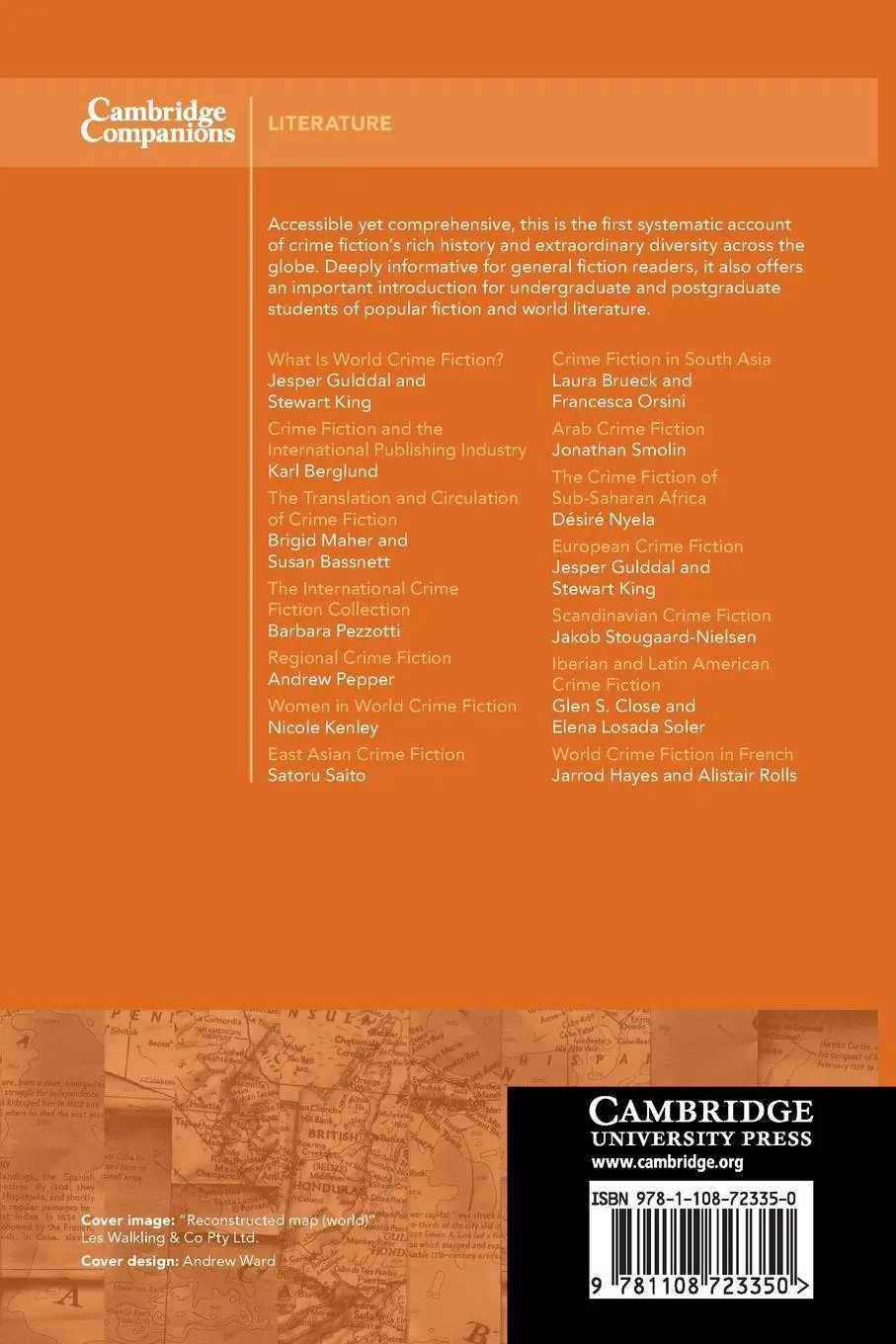 Rückseite: 9781108723350 | The Cambridge Companion to World Crime Fiction | Gulddal (u. a.)