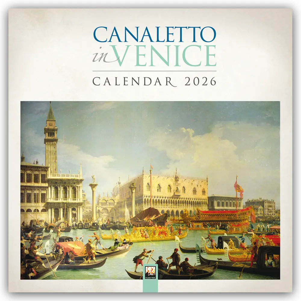 Cover: 9781835623350 | Canaletto in Venedig 2026 - Original Flame Tree Publishing-Kalender...