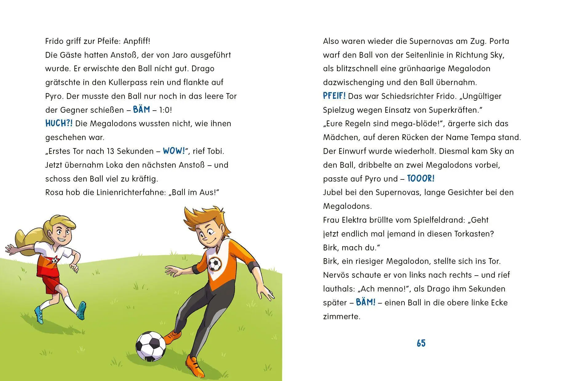 Bild: 9783328303350 | Die Superkicker - Das Duell der Fußball-Helden | Johanna von Vogel