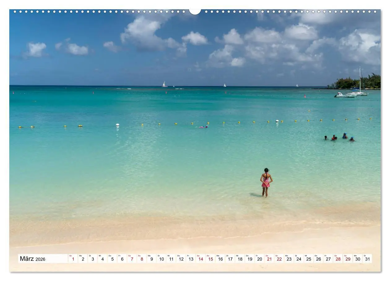 Bild: 9783457933350 | Traumstrände auf Mauritius (Wandkalender 2026 DIN A2 quer),...