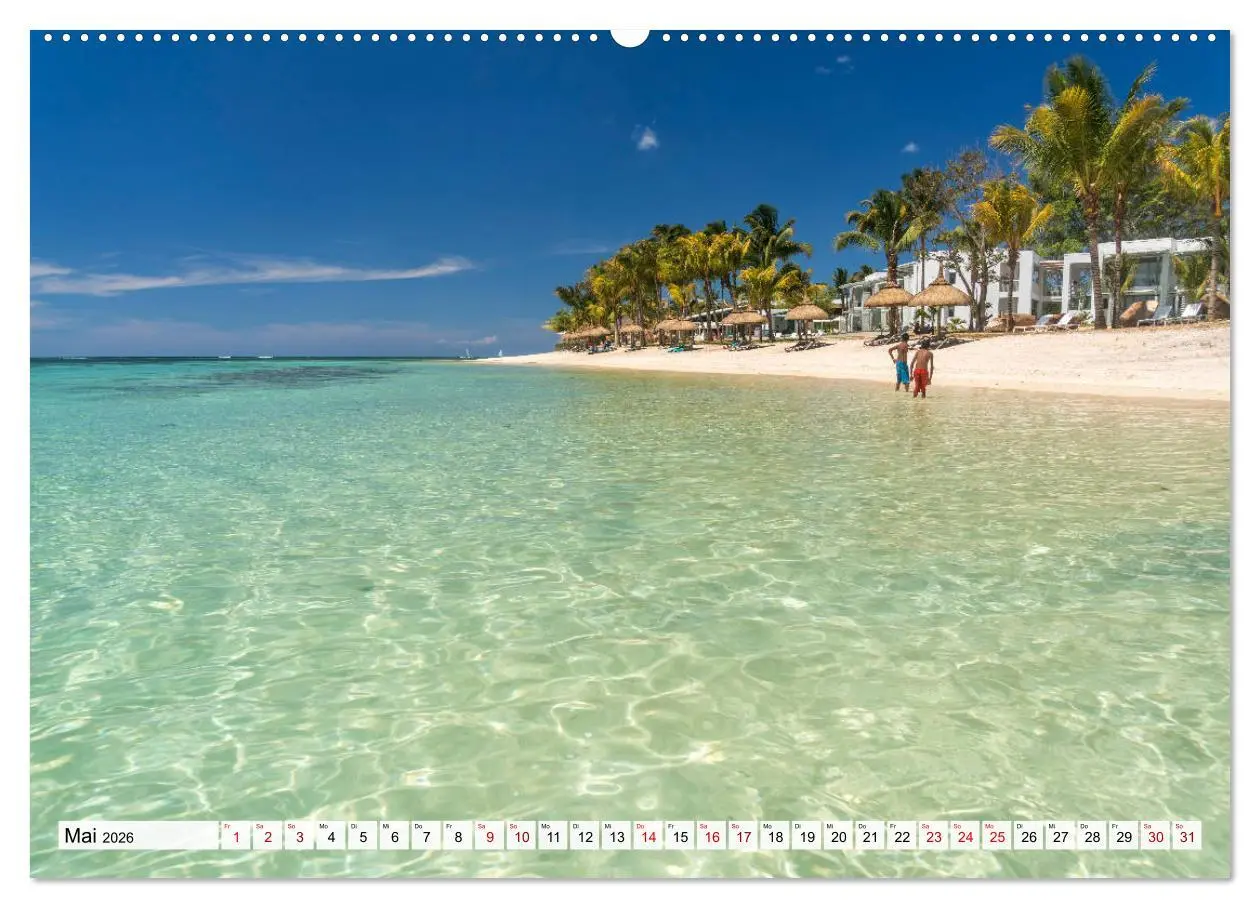 Bild: 9783457933350 | Traumstrände auf Mauritius (Wandkalender 2026 DIN A2 quer),...