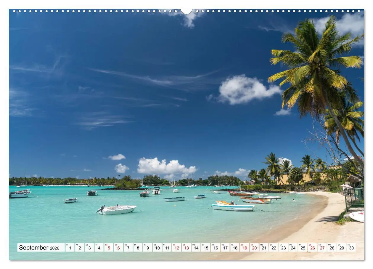 Bild: 9783457933350 | Traumstrände auf Mauritius (Wandkalender 2026 DIN A2 quer),...