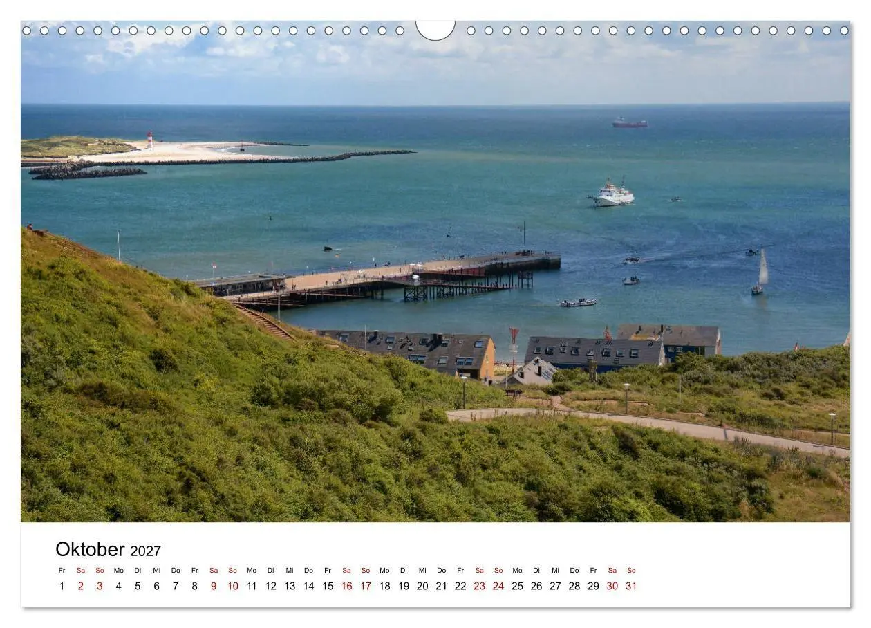 Bild: 9783569803350 | Mitreisekalender 2027 Helgoland (Wandkalender 2027 DIN A3 quer),...