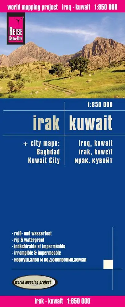 Cover: 9783831773350 | Reise Know-How Landkarte Irak, Kuwait 1 : 850.000 | Rump | Deutsch