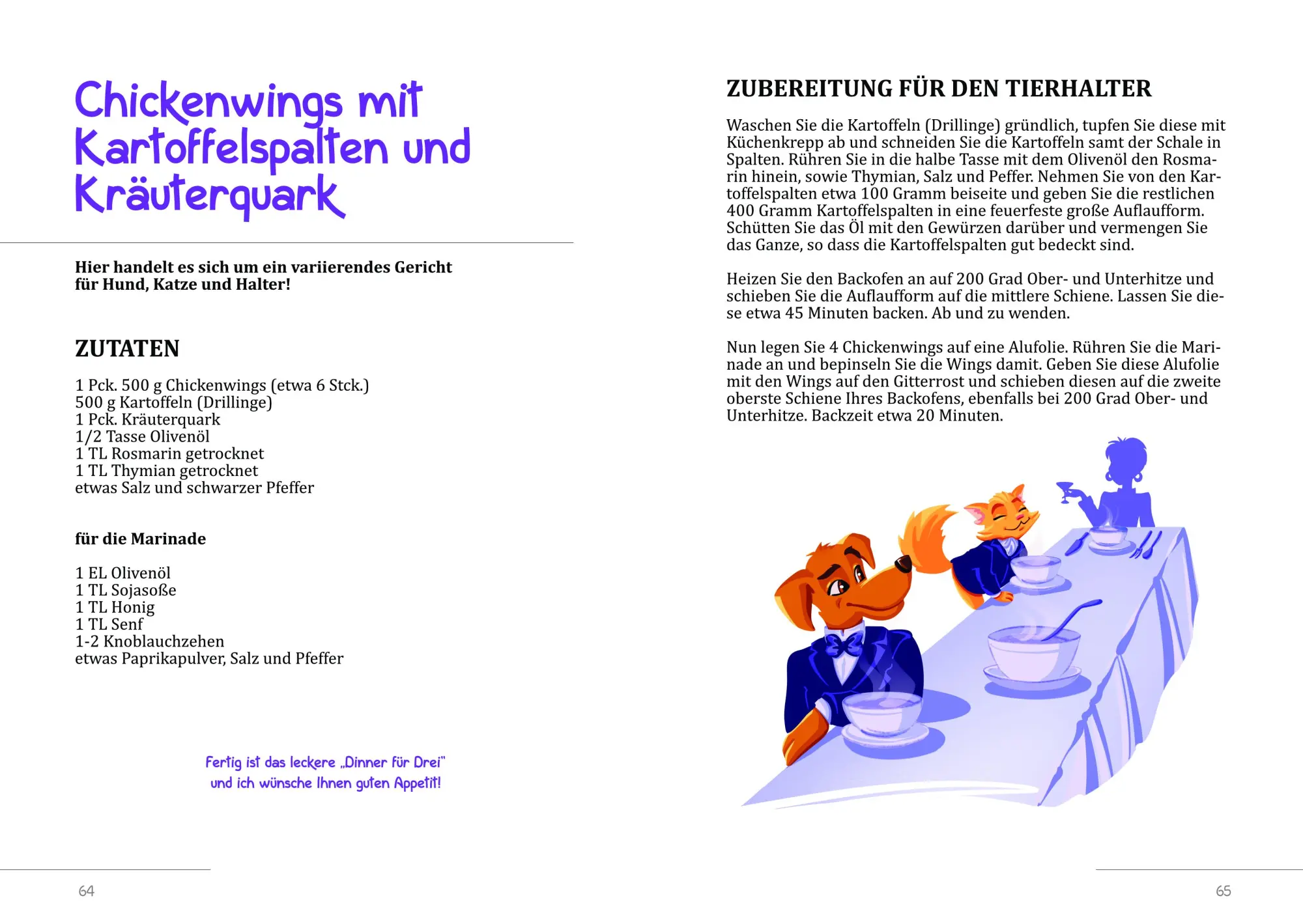 Bild: 9783989423350 | Animal Dinner | Abendessen für Drei | Gabriele Skarda | Taschenbuch