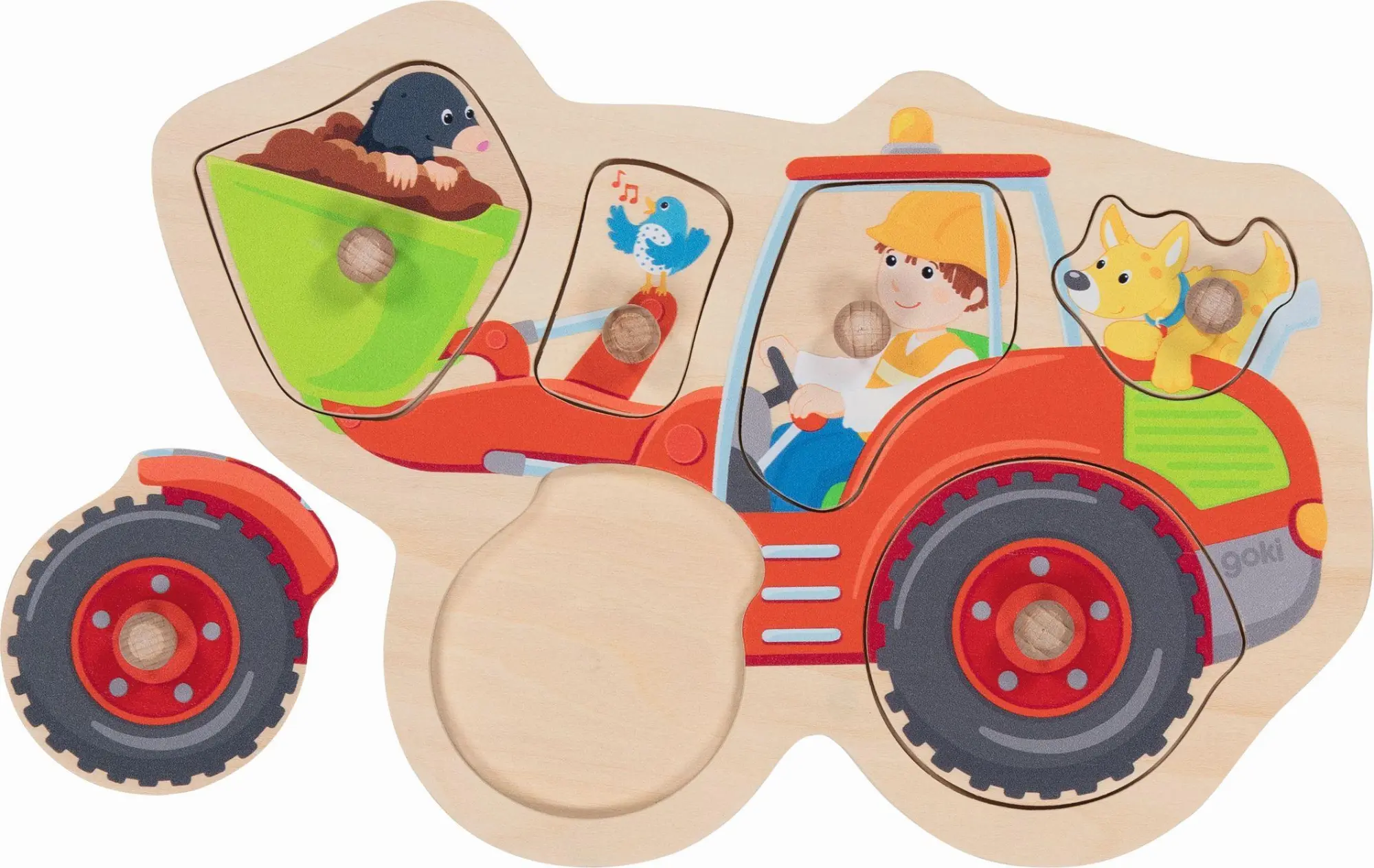 Cover: 4013594573450 | Steckpuzzle Schaufelbagger | Spiel | Deutsch | 2024