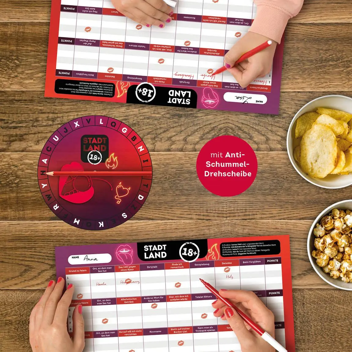 Bild: 4260478343450 | Stadt, Land, Ü18 - Der verboten gute Spieleklassiker für Partys,...