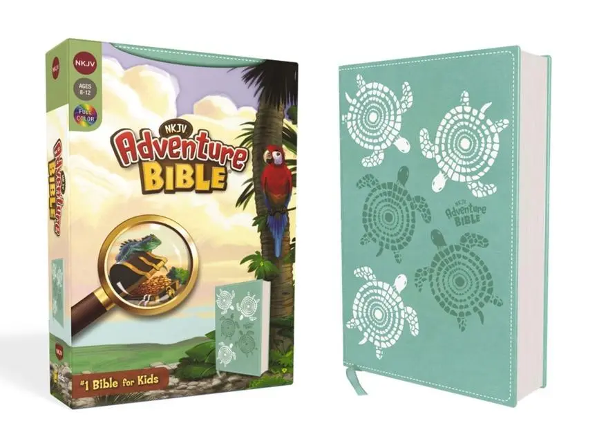 Cover: 9780310463450 | Nkjv, Adventure Bible, Leathersoft, Teal, Full Color | Richards | Buch