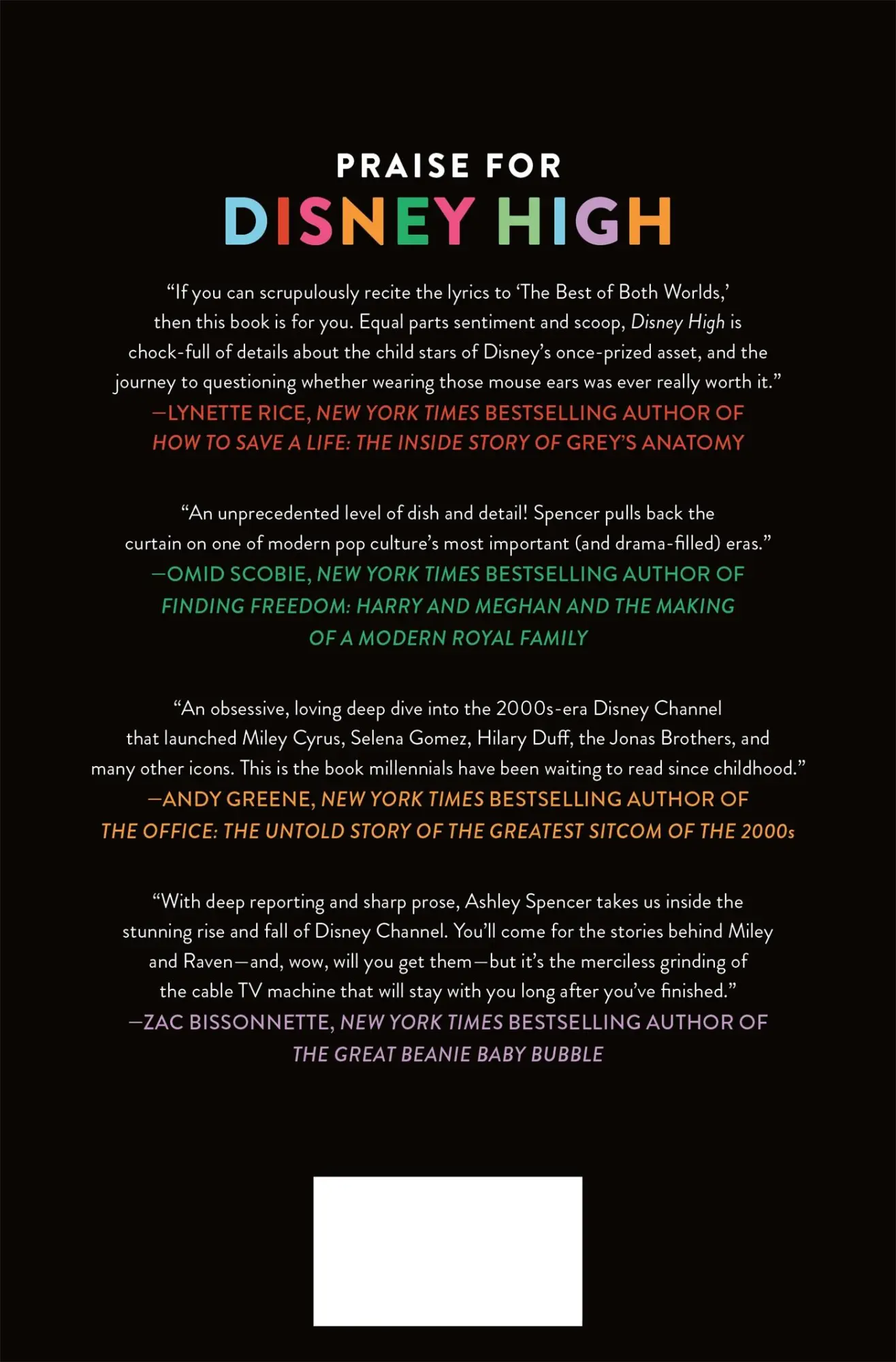 Rückseite: 9781250283450 | Disney High | Ashley Spencer | Buch | Englisch | 2024