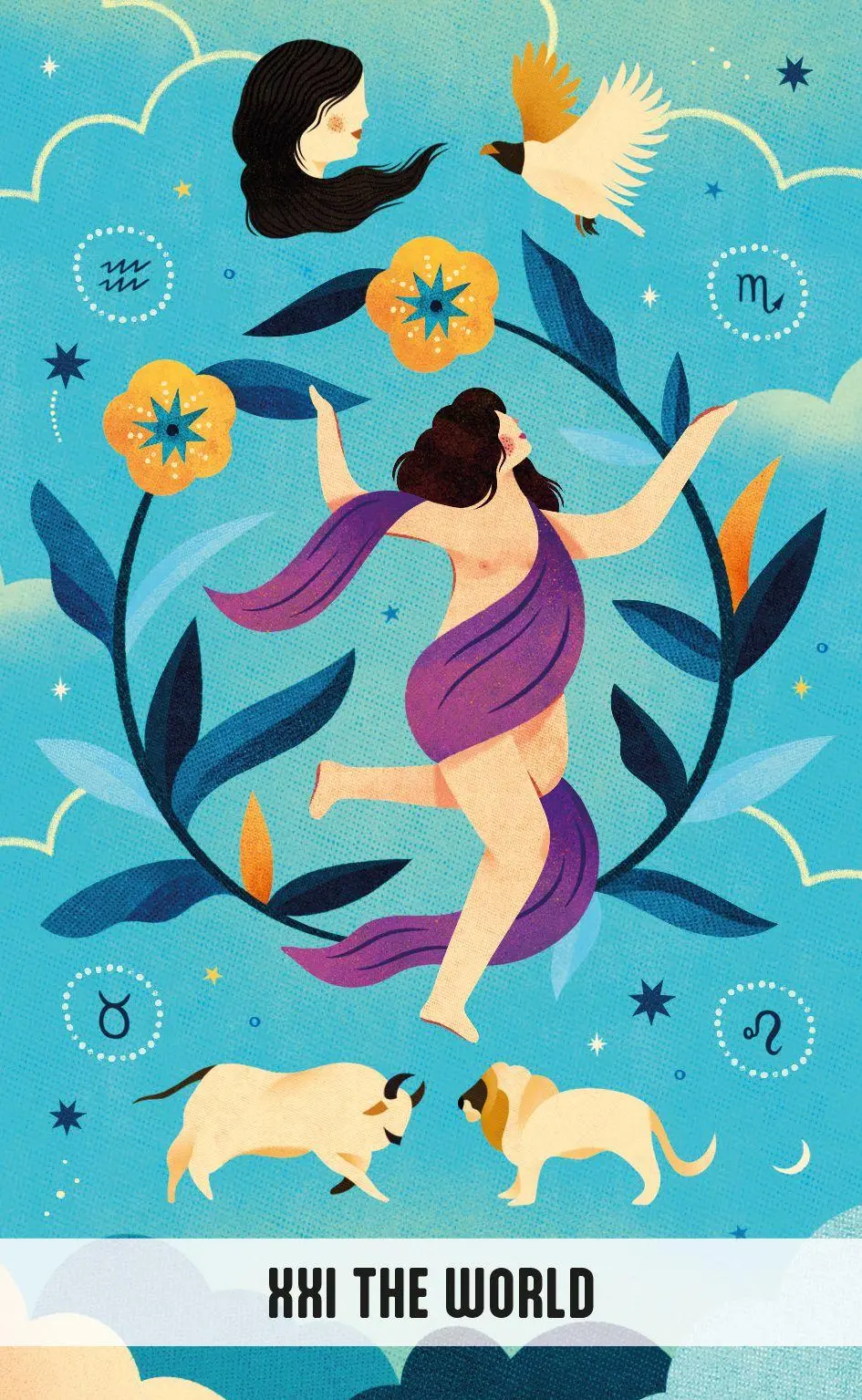 Bild: 9781800653450 | The Astrology Tarot | Includes 78 cards and a 64-page illustrated book