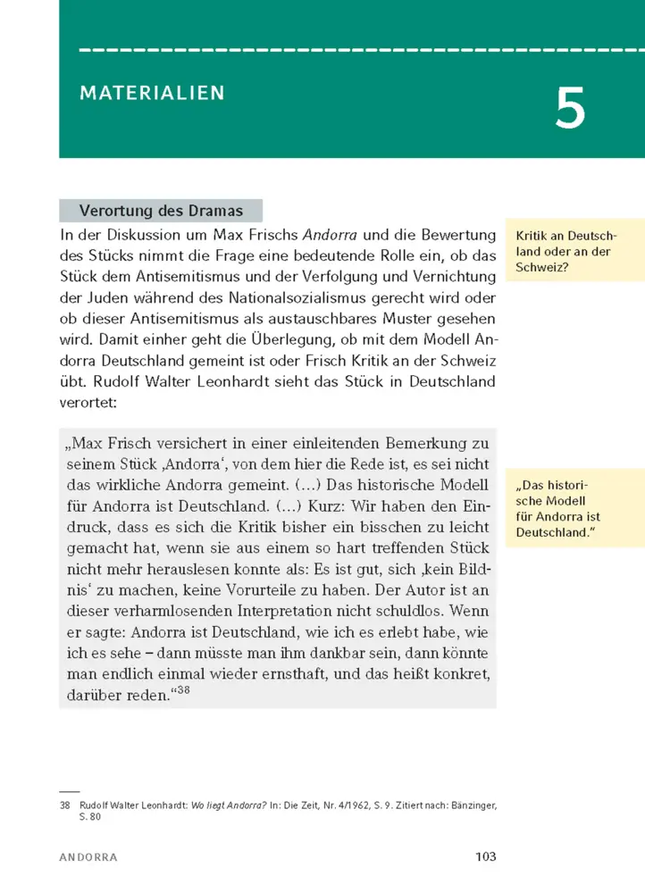 Bild: 9783129303450 | Andorra von Max Frisch | Textanalyse und Interpretation | Max Frisch