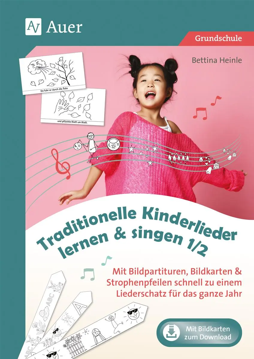 Cover: 9783403083450 | Traditionelle Kinderlieder lernen &amp; singen 1-2 | Bettina Heinle | 2021