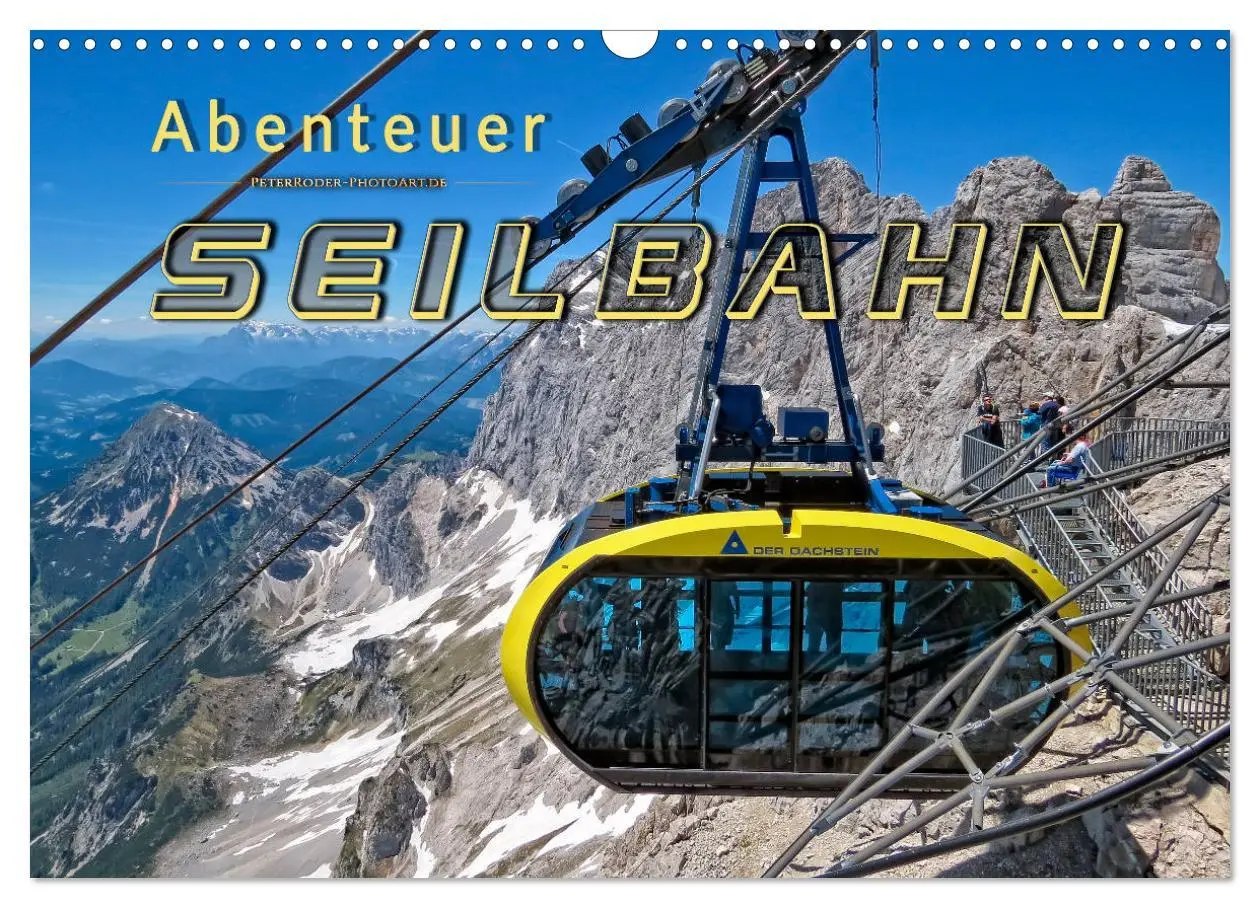 Cover: 9783457853450 | Abenteuer Seilbahn (Wandkalender 2026 DIN A3 quer), CALVENDO...