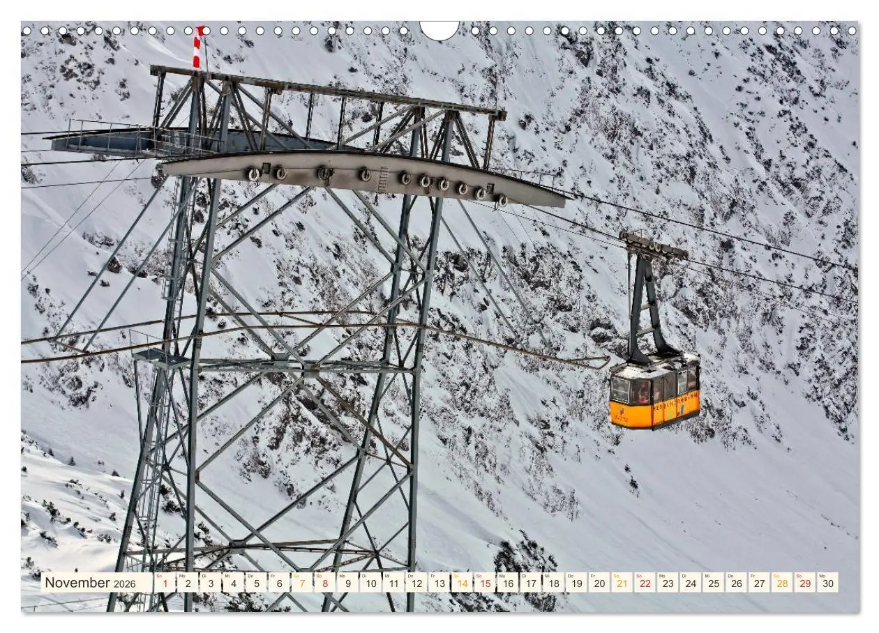 Bild: 9783457853450 | Abenteuer Seilbahn (Wandkalender 2026 DIN A3 quer), CALVENDO...