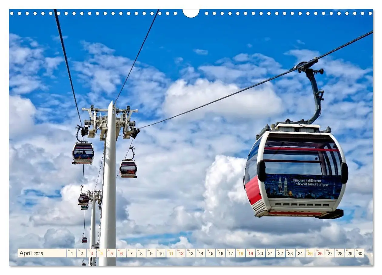 Bild: 9783457853450 | Abenteuer Seilbahn (Wandkalender 2026 DIN A3 quer), CALVENDO...