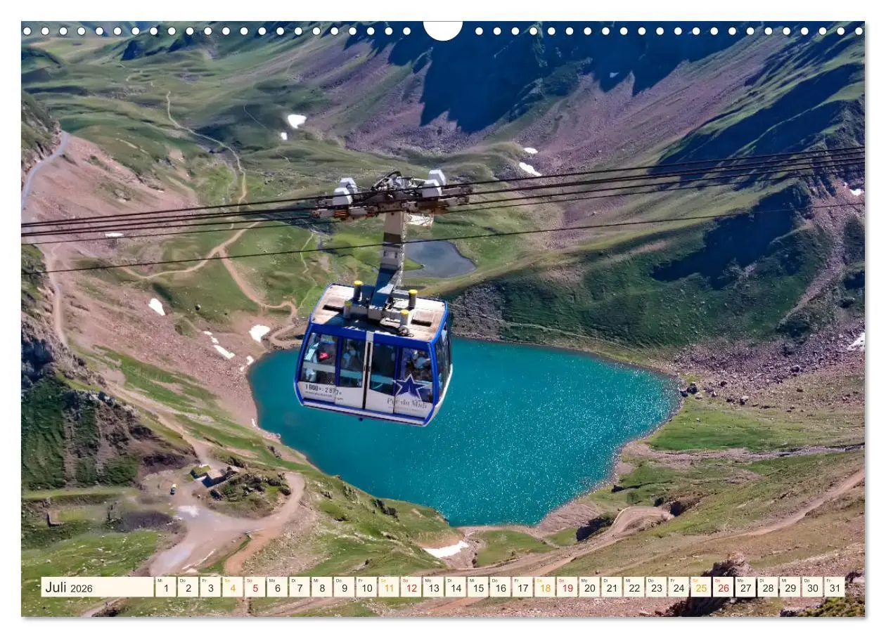 Bild: 9783457853450 | Abenteuer Seilbahn (Wandkalender 2026 DIN A3 quer), CALVENDO...