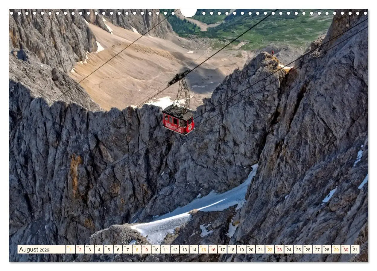 Bild: 9783457853450 | Abenteuer Seilbahn (Wandkalender 2026 DIN A3 quer), CALVENDO...