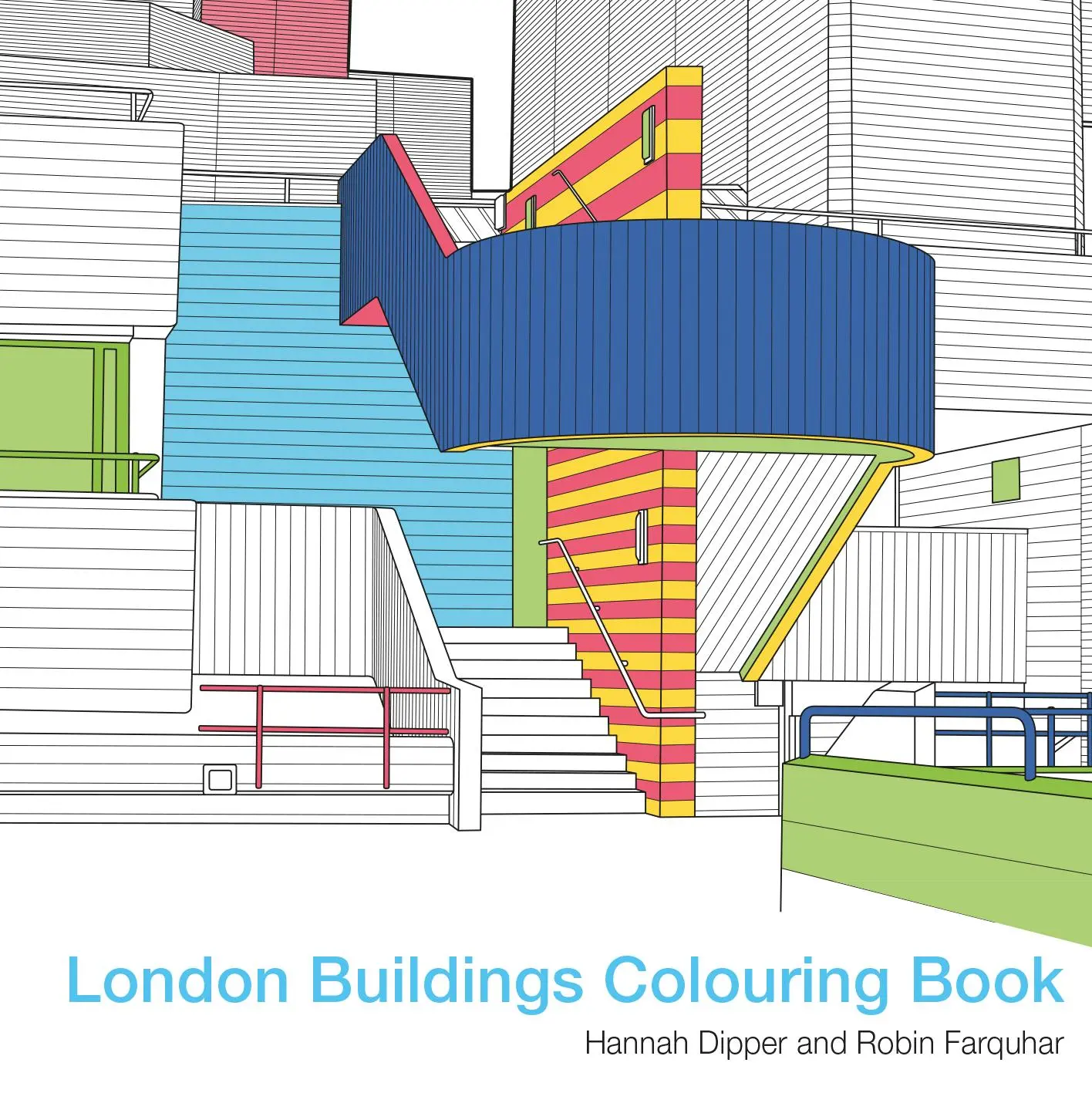 Cover: 9781849943550 | London Buildings Colouring Book | Robin Farquhar (u. a.) | Taschenbuch