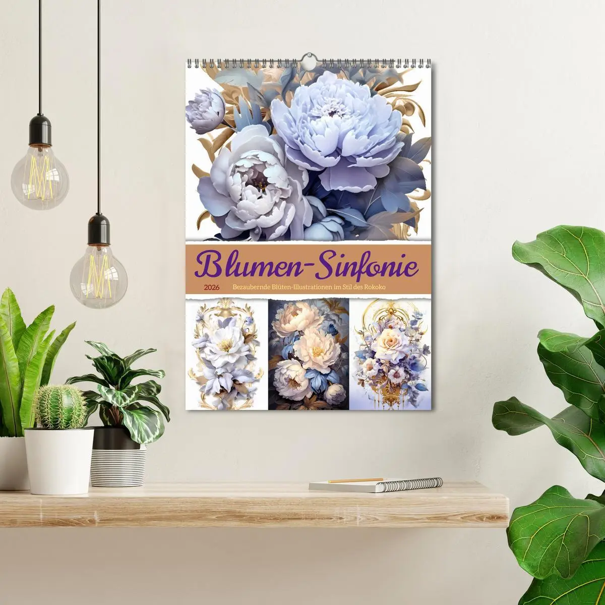 Bild: 9783516313550 | Blumen-Sinfonie (Wandkalender 2026 DIN A3 hoch), CALVENDO...