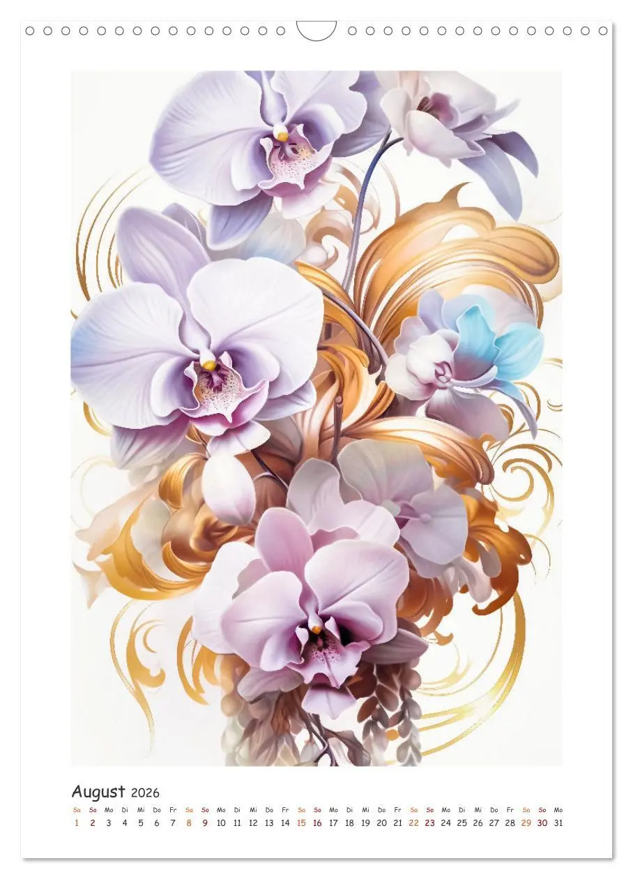 Bild: 9783516313550 | Blumen-Sinfonie (Wandkalender 2026 DIN A3 hoch), CALVENDO...