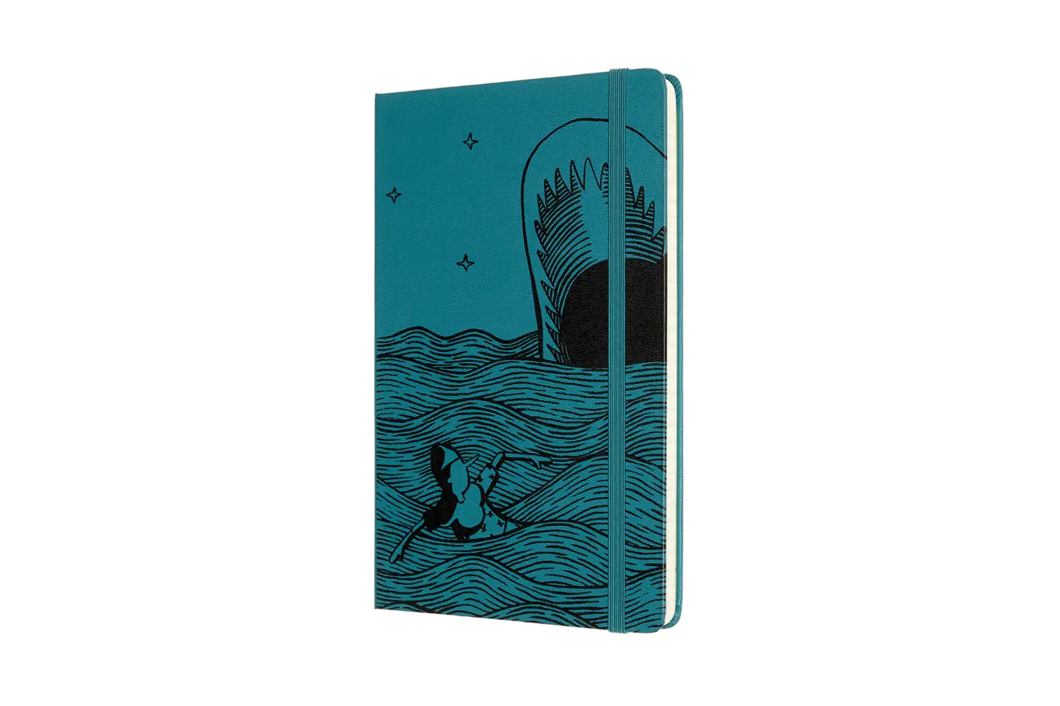Bild: 8056420853650 | Moleskine Notizbuch - Pinocchio, Large/A5, Liniert, Walfisch | Collodi
