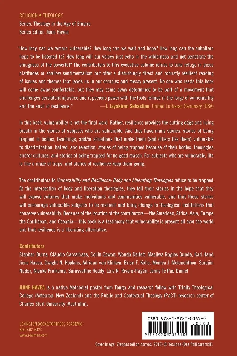 Rückseite: 9781978703650 | Vulnerability and Resilience | Body and Liberating Theologies | Havea