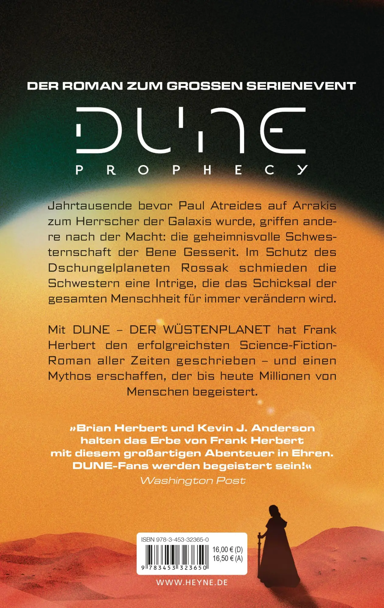 Bild: 9783453323650 | Der Thron des Wüstenplaneten - Dune: Prophecy | Brian Herbert (u. a.)