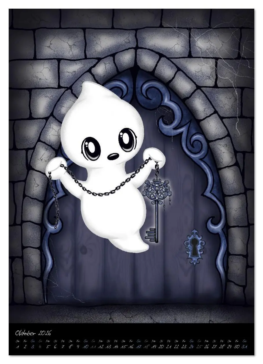 Bild: 9783516613650 | Gothic Fantasy Tiere (Wandkalender 2026 DIN A2 hoch), CALVENDO...