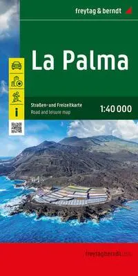 Cover: 9783707923650 | La Palma, Straßen- und Freizeitkarte 1:40.000 | Freytag &amp; Berndt