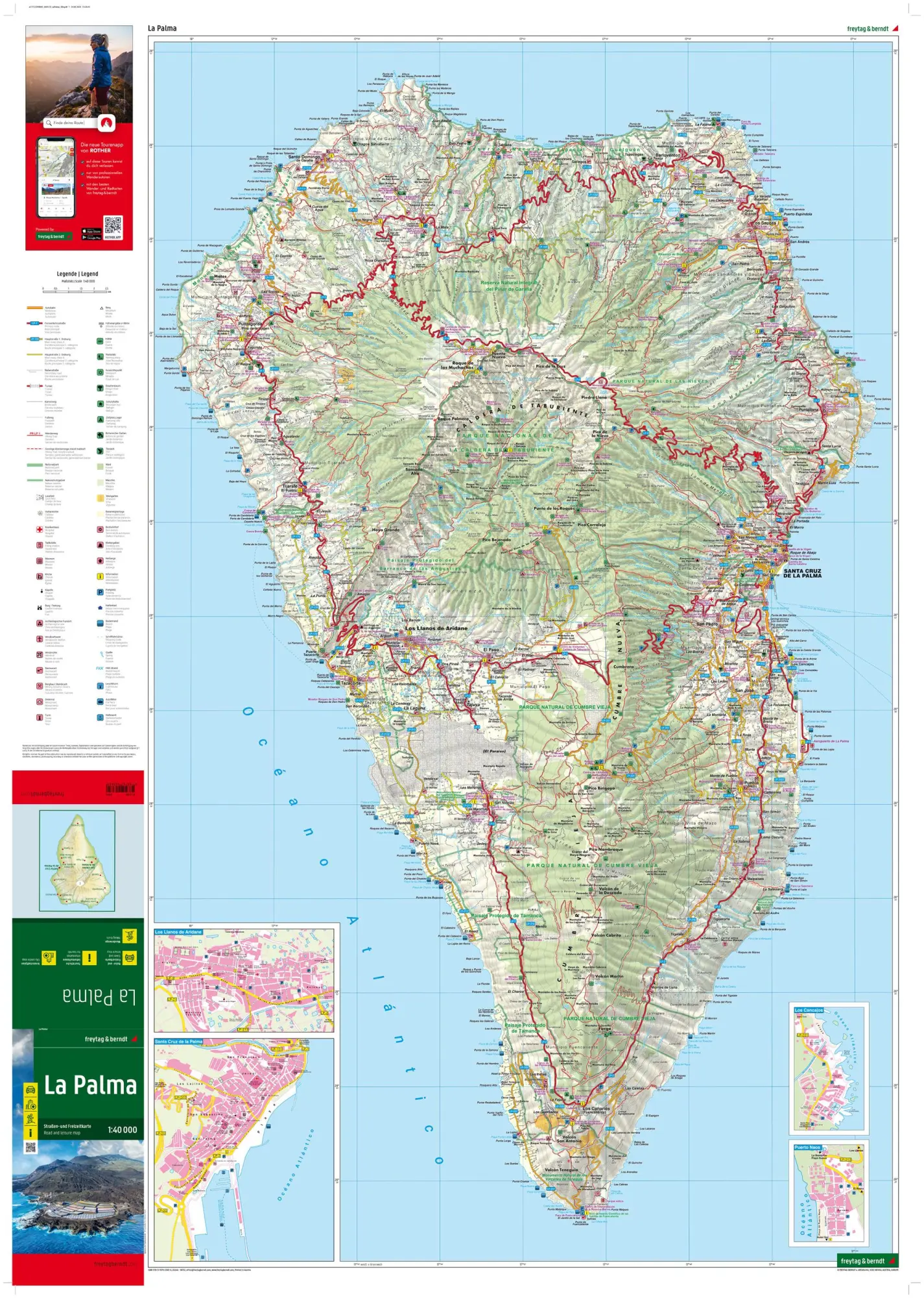 Bild: 9783707923650 | La Palma, Straßen- und Freizeitkarte 1:40.000 | Freytag &amp; Berndt