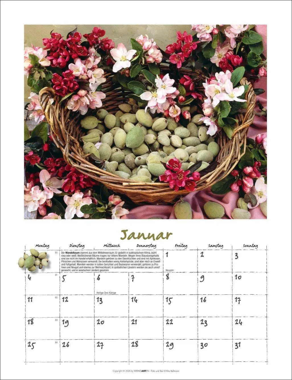 Bild: 9783839903650 | Augenschmaus Kalender 2027 - Gewürze und Kräuter rund ums Jahr | 14 S.