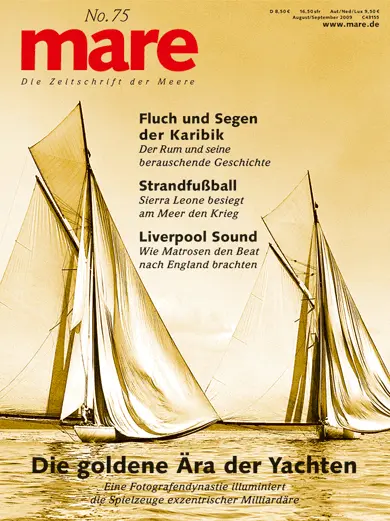 Cover: 9783936543650 | mare - Die Zeitschrift der Meere / No. 75 / Yachten | Nikolaus Gelpke