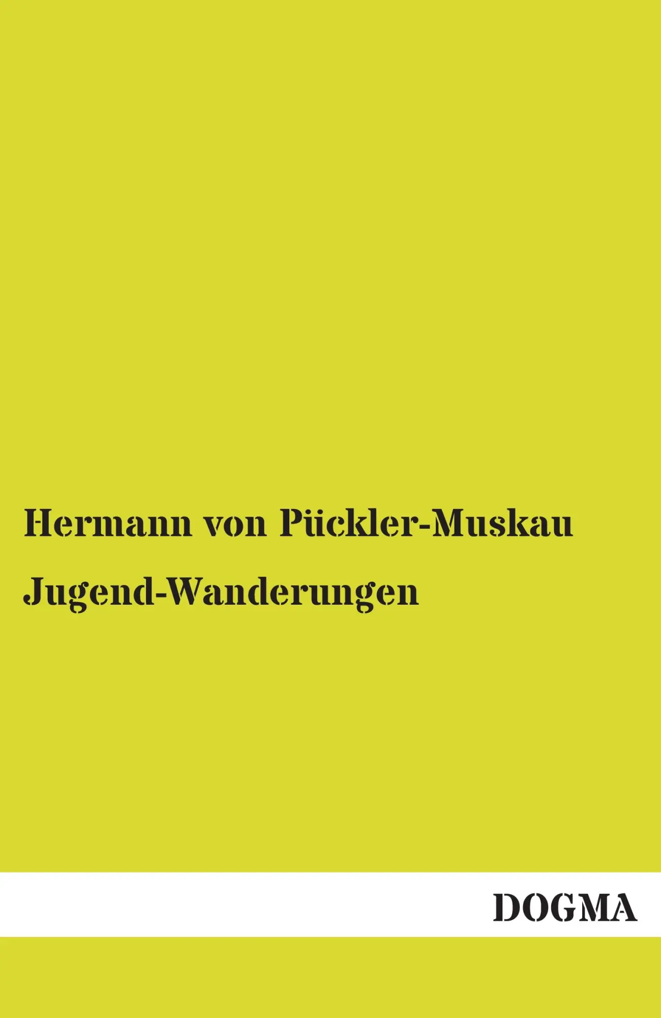 Cover: 9783955803650 | Jugend-Wanderungen | Hermann von Pückler-Muskau | Taschenbuch | 276 S.