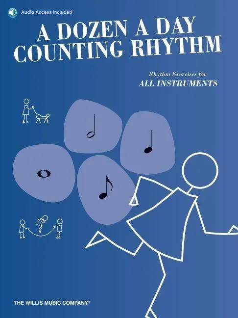 A Dozen a Day Counting Rhythm by Edna-Mae Burnam Rhythm Exercises for All Instruments with Online Audio Note Values Rests Ties Dotted Notes Simple and Compound Meters for Counting Practice