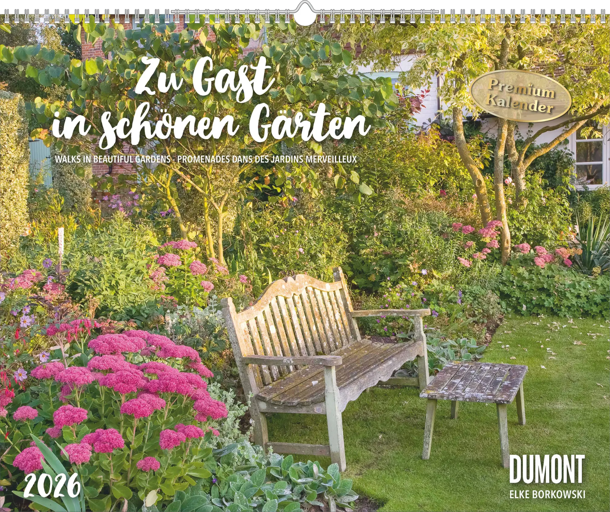 Cover: 4069095003750 | Zu Gast in schönen Gärten 2026 - DUMONT Garten-Kalender -...