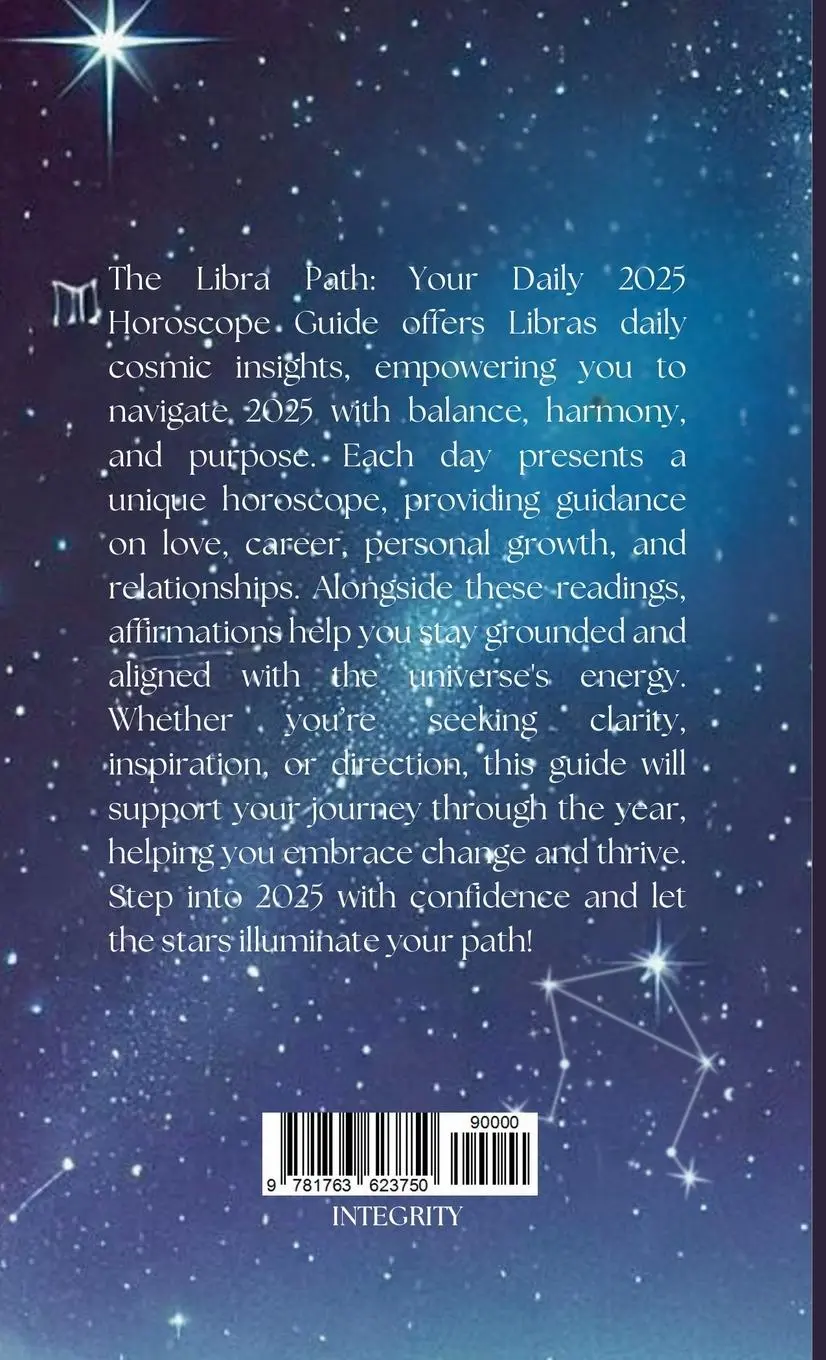 Rückseite: 9781763623750 | The Libra Path | Your Daily 2025 Horoscope Guide | Amanda M Clarke